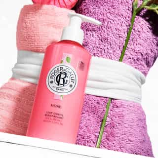 Rose Leite de corpo de bem-estar