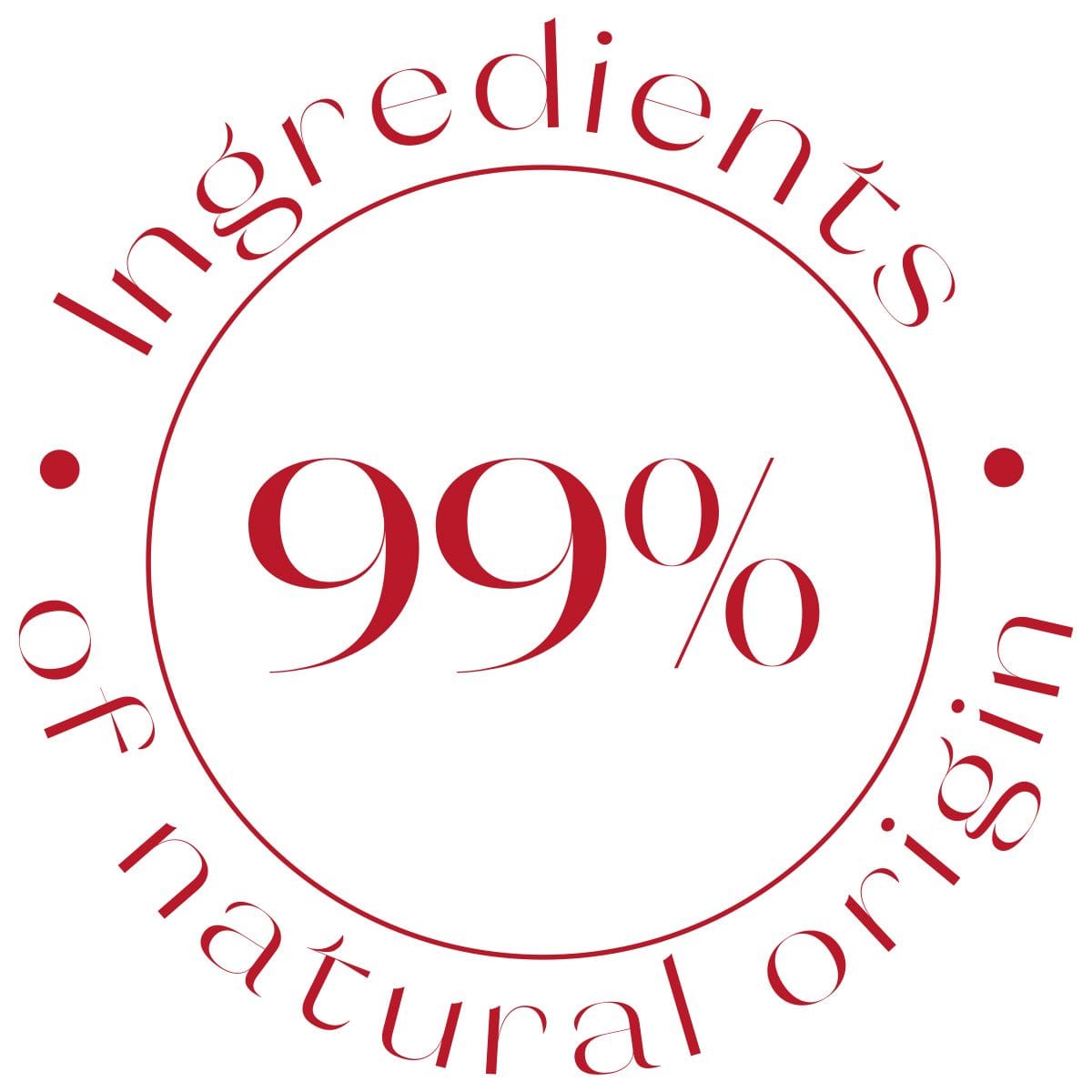99% componentes de origem natural