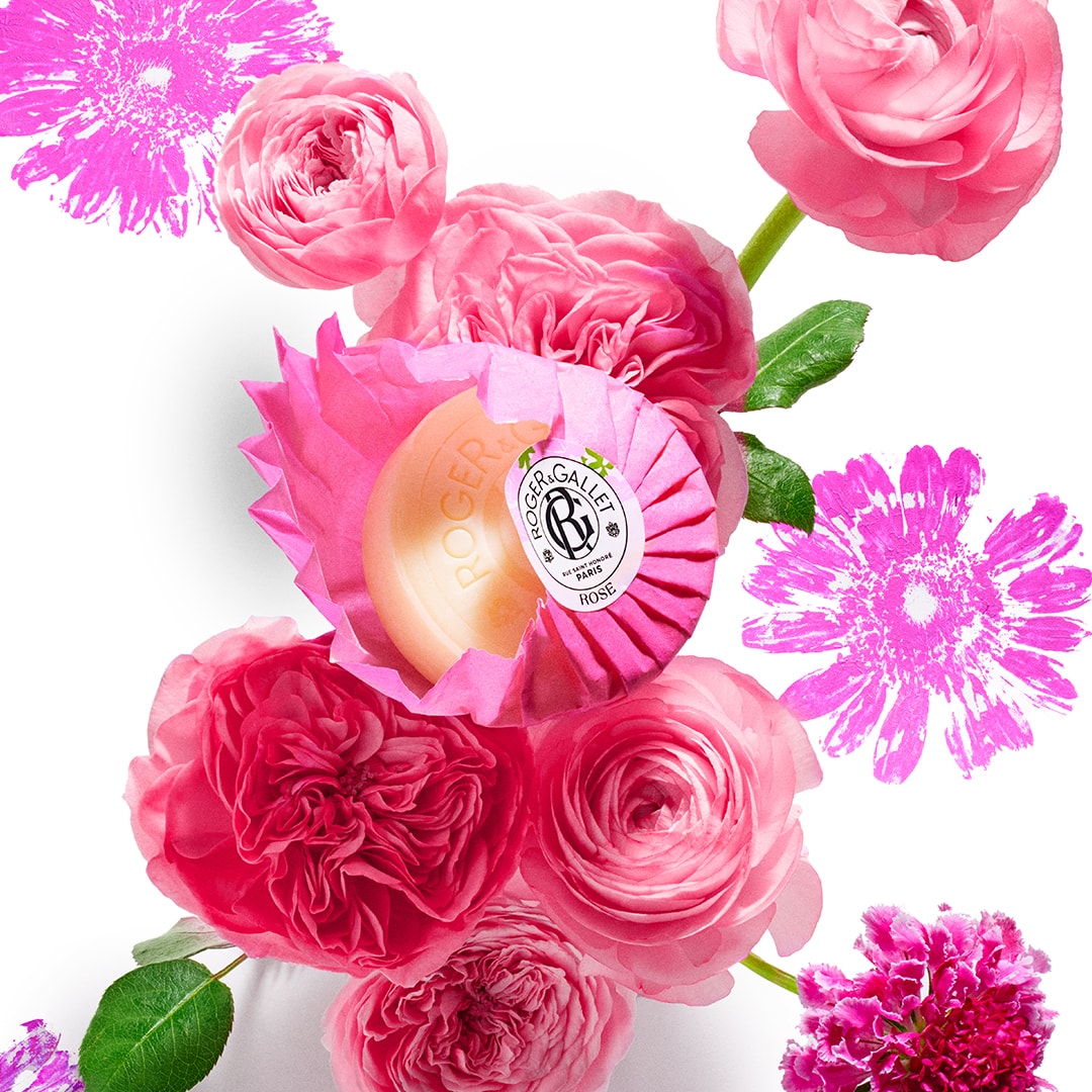 Rose Conjunto Sabonetes Redondos