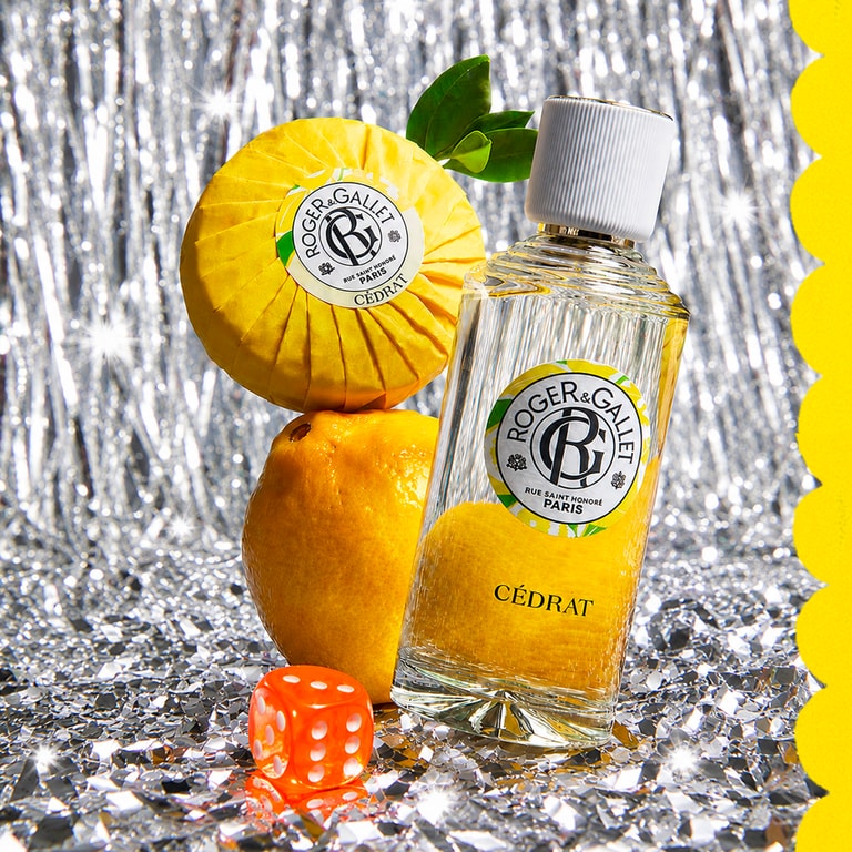 Cédrat Coffret de Natal água perfumada de bem-estar Cédrat+ sabonete redondo