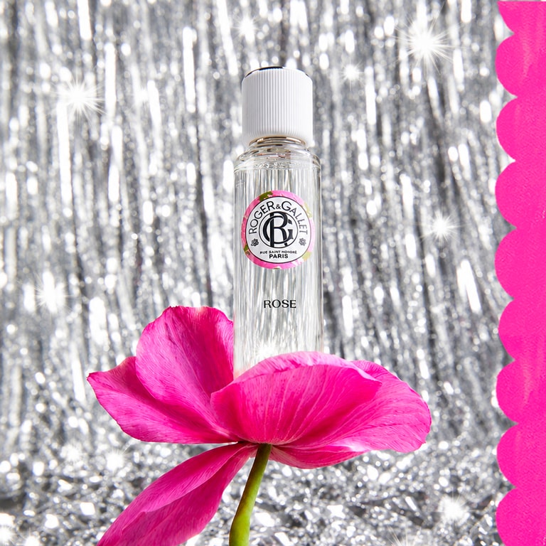 Rose Coffret de Natal água perfumada de bem-estar Rose + sabonete redondo