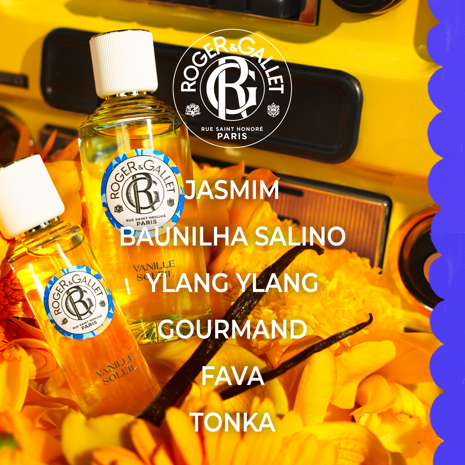 Vanille Soleil Água Perfumada de Bem-Estar