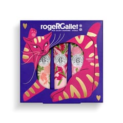 Multi-Fragrances Coffret 3 cremes de mãos de bem-estar Fleur de Figuier + Gingembre Rouge + Rose