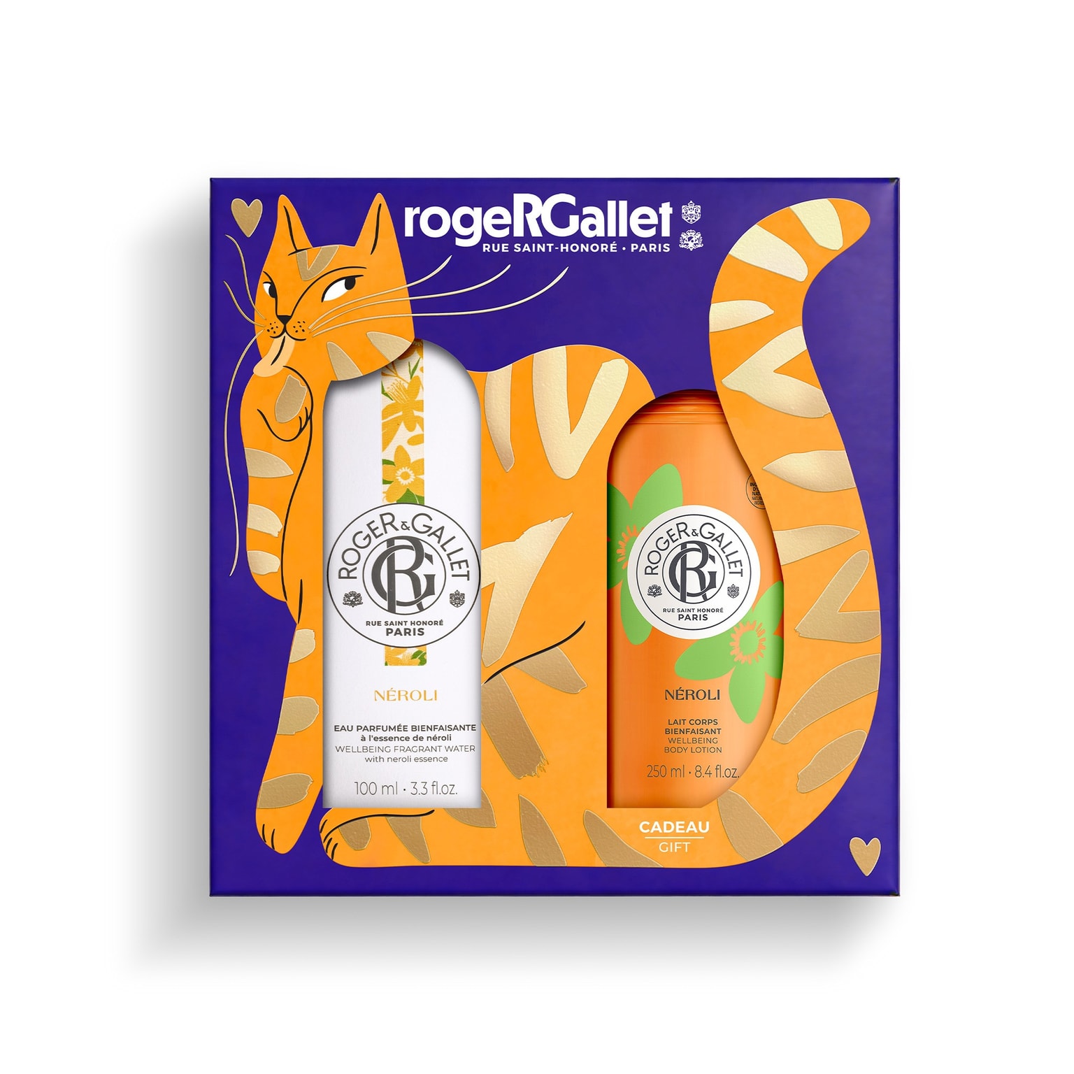 Néroli Coffret Natal água perfumada de bem-estar + leite de corpo de bem-estar