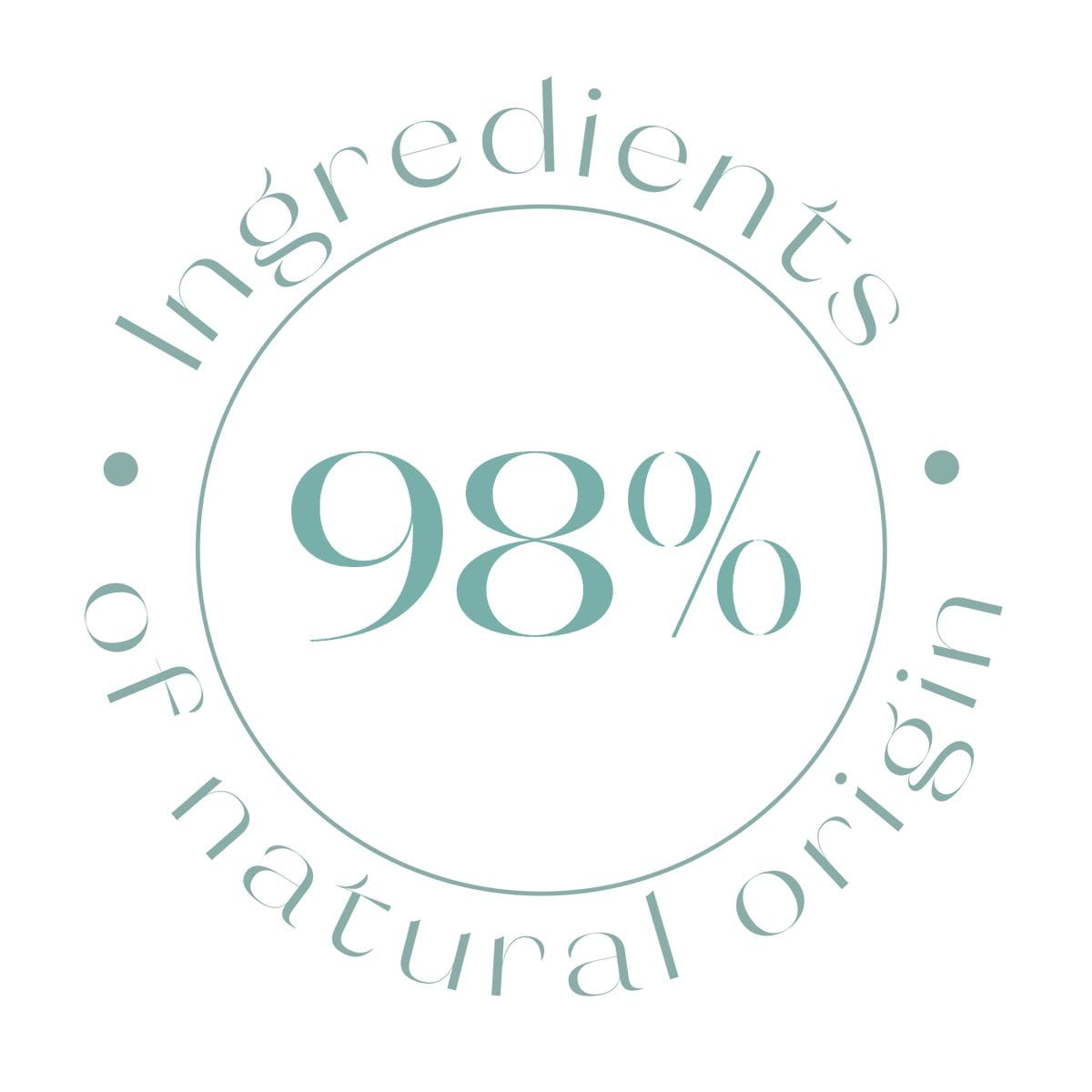 98% icomponentes de origem natural
